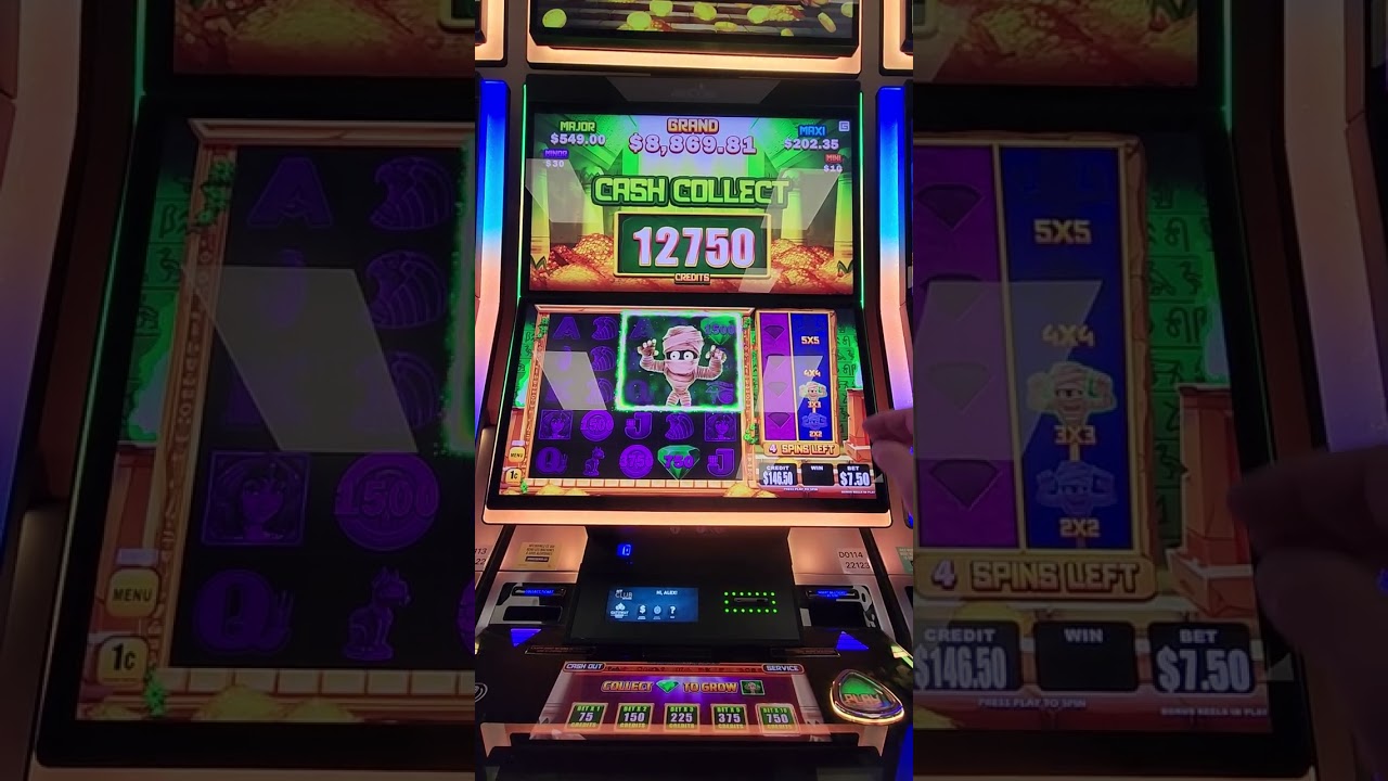 AMAZING MUMMY BONUS $7.50 PENNY DENOM BONUS #short