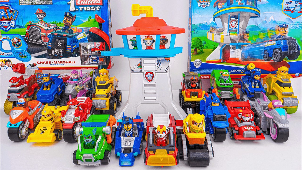 Paw Patrol MEGA Fleet Unboxing! 🐾🚓 Which Truck Is The Coolest? | Paw Patrol Unboxing ASMR #pawpatrol