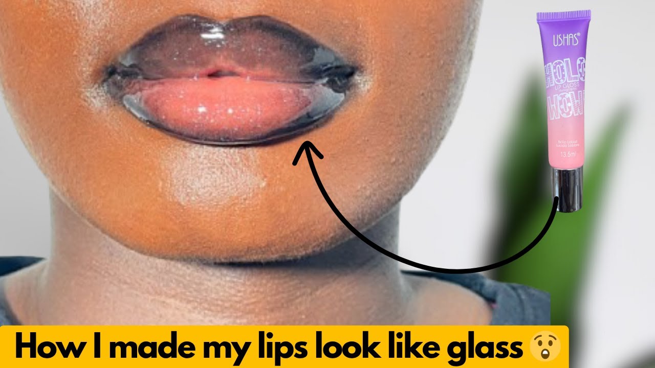 GLOSSY LIPS TUTORIAL FOR BROWN SKIN | STEP BY STEP TUTORIAL