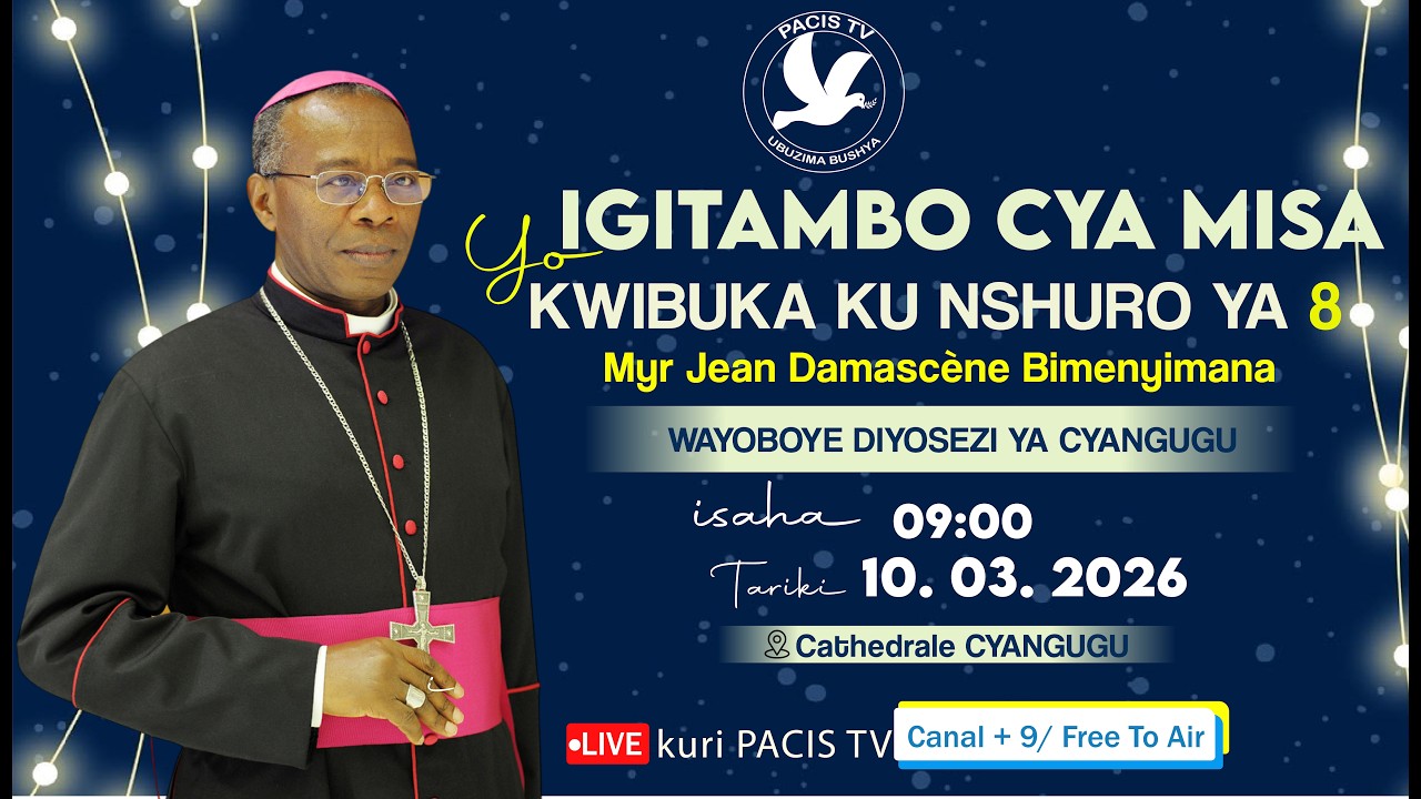 KWIBUKA KU NSHURO YA 8 MYR J.DAMASCENE BIMENYIMANA WA DIYOSEZI YA CYANGUGU WITABYE IMANA