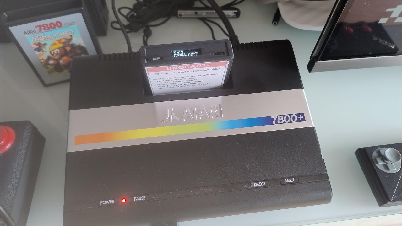 UNOCART+ multicart for the Atari 2600+ and 7800+ Preview