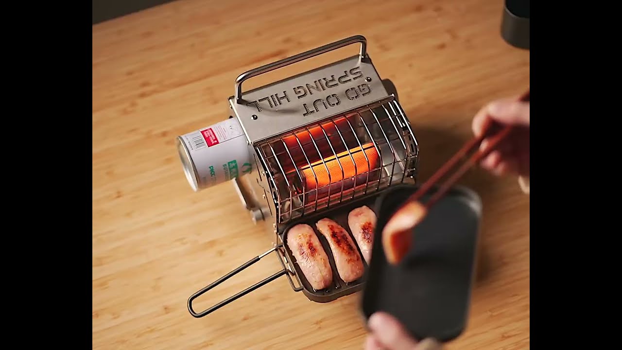 A stunning little heater that's got it all - outdoor camping essential.