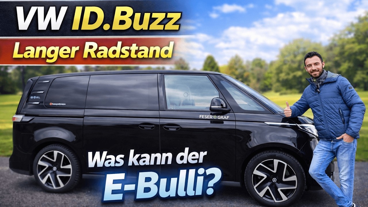 VW ID. Buzz Langer Radstand mit 7 Sitzen – Platz, Technik, Verbrauch, Reichweite, Ladezeit