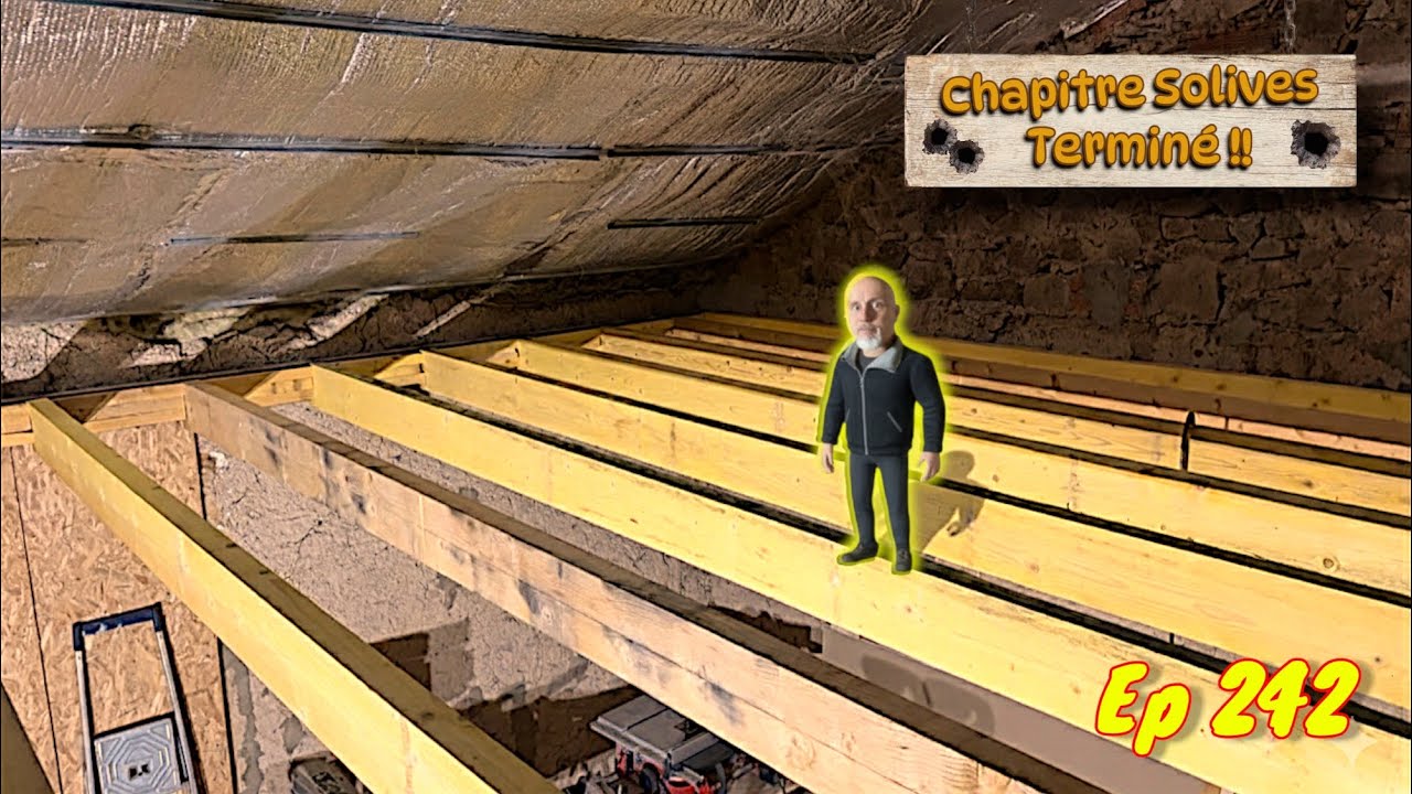Ep 242 Chapitre solives Terminé ! #renovation