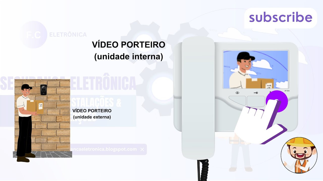 🛠️ COMO INSTALAR E LIGAR O V&Iacute;DEO PORTEIRO VP 500 (Passo a Passo Completo!)