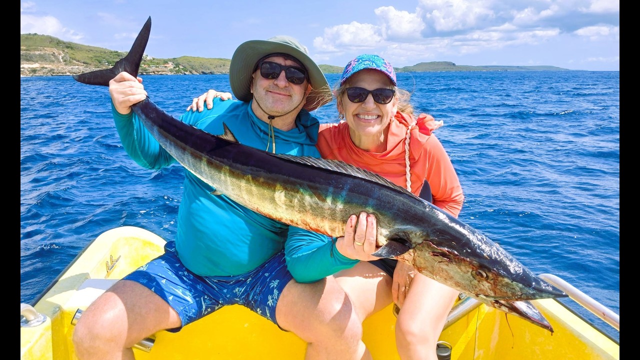 Tuna & Wahoo Fishing Under the Caribbean Sun 🌞🎣 | Curacao Deep Sea Fishing Adventures