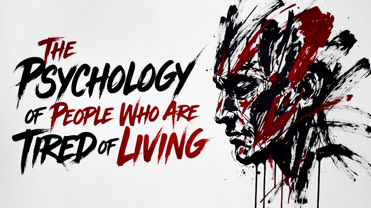 The Psychology of People Who Are Tired of Living #selfimprovement #darkpsychology #brain