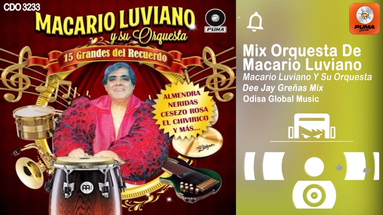 Mix Orquesta De Macario Luviano - Macario Luviano Y Su Orquesta - Odisa Global Music