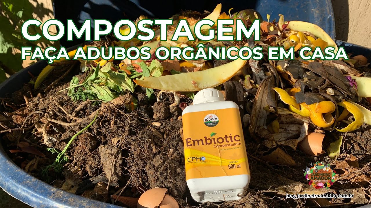 Composteira Org&acirc;nica | Como Fazer Adubo Com Lixo Org&acirc;nico