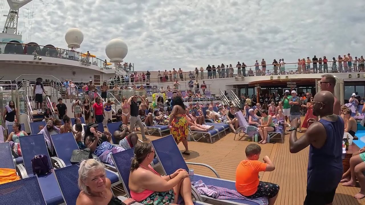 Uninterrupted Fun? Not Quite! Carnival Dance-Off vs. Guest Services Mic (4K)