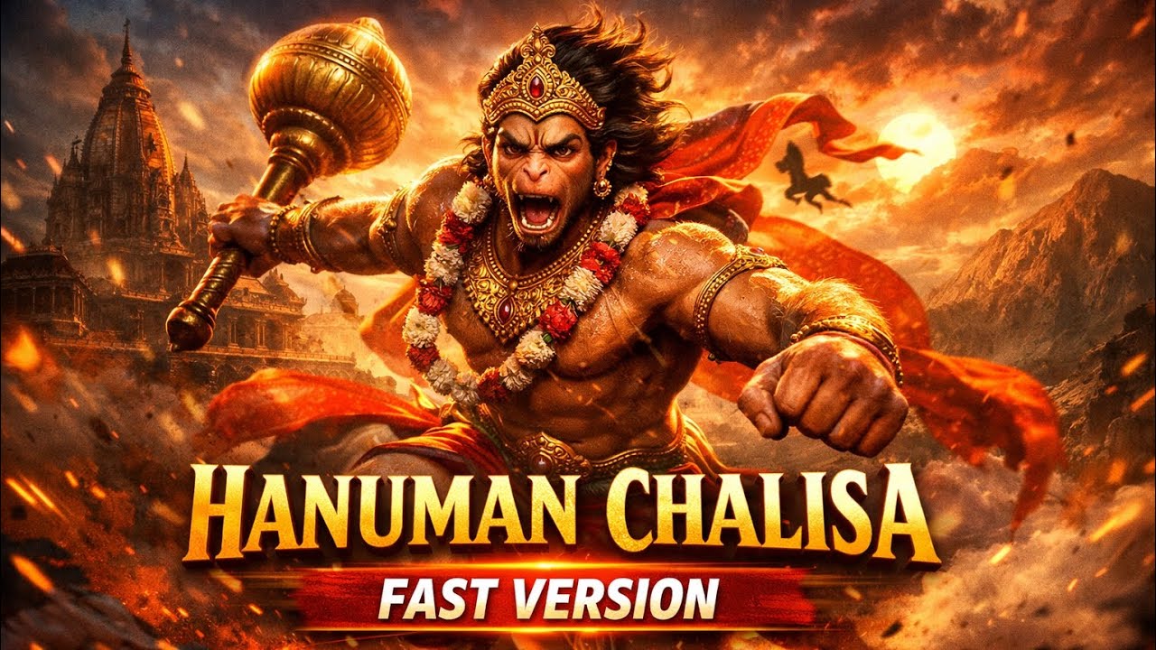 🌼हनुमान चालीसा | Fast Version | 108x Power | Bajrang Bali Bhakti🌼Fast Hanuman Chalisa 🔥 | 