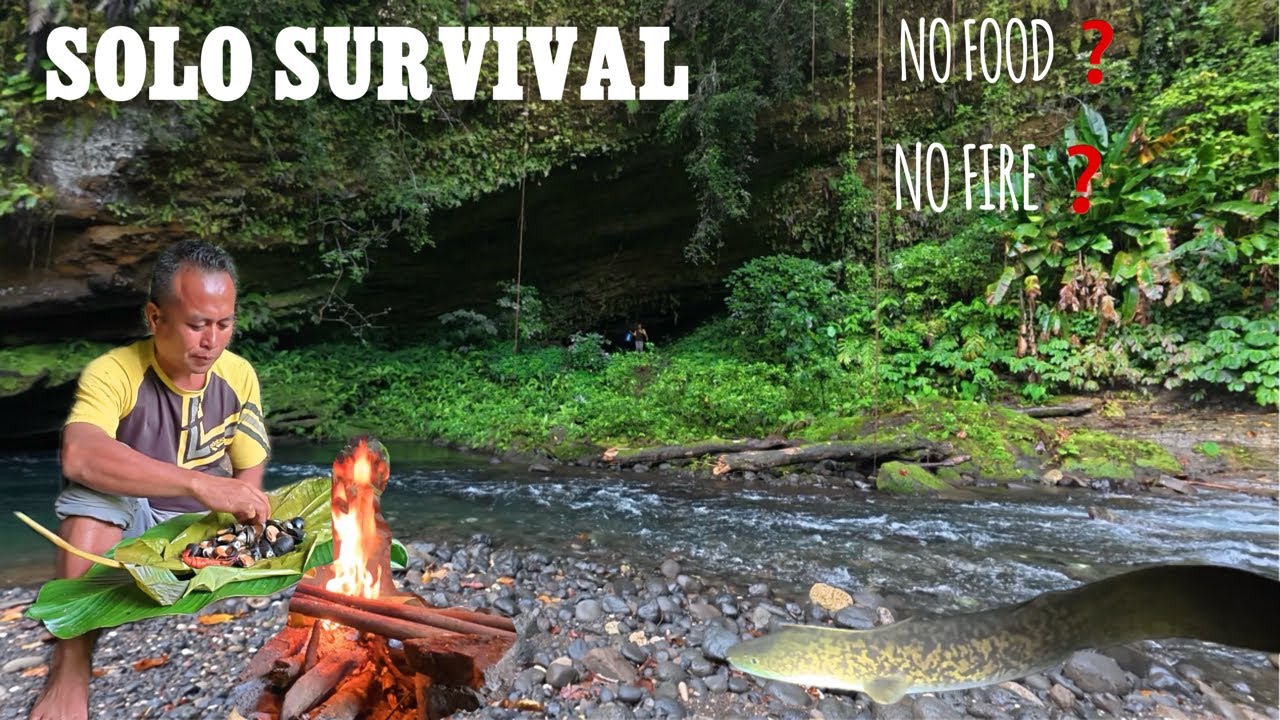 SURVIVAL CHALLENGE : SOLO SURVIVAL DI HUTAN SOLOMON ISLAND // NO FOOD❓NO FIRE❓CATCH N COOK