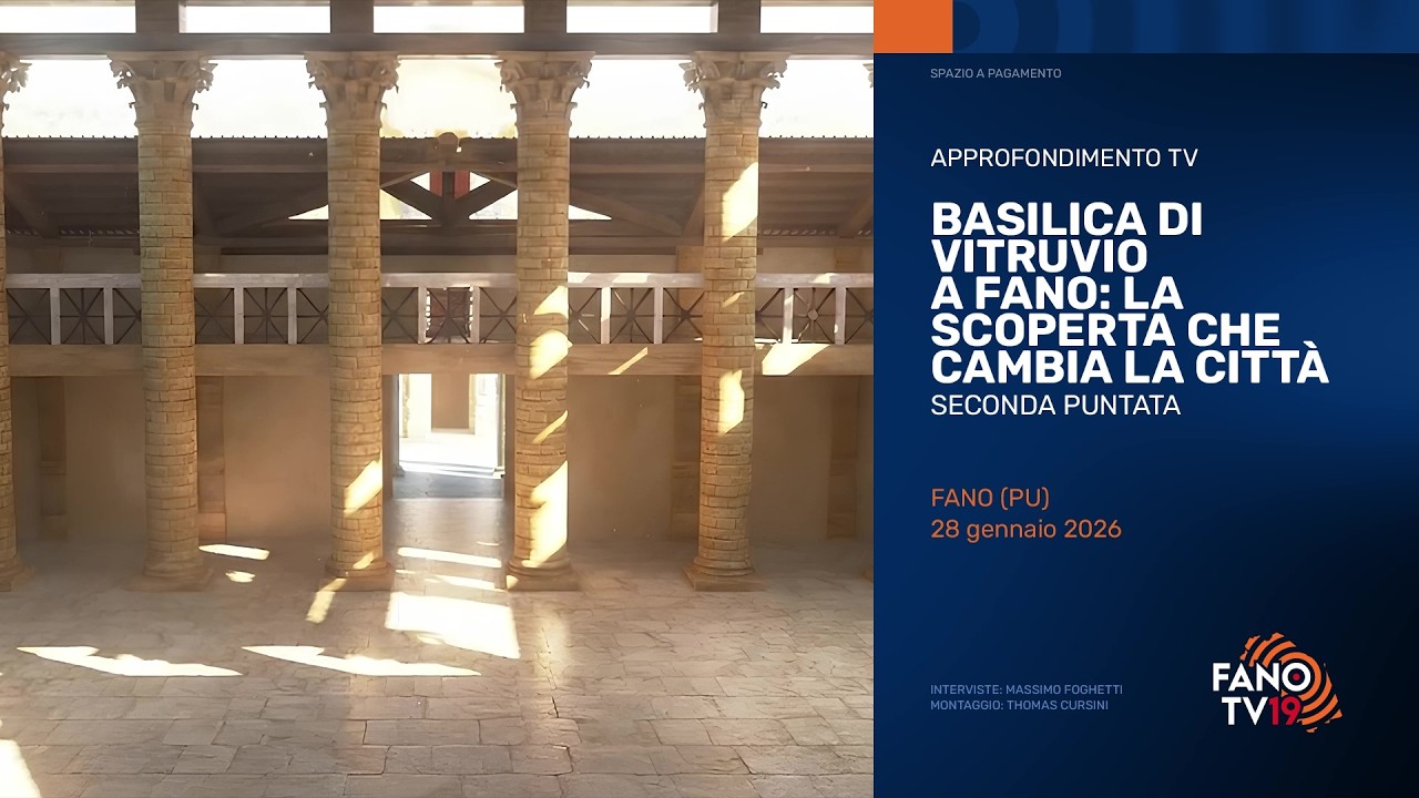 Basilica di Vitruvio a Fano: la scoperta che cambia la città - 2ª puntata