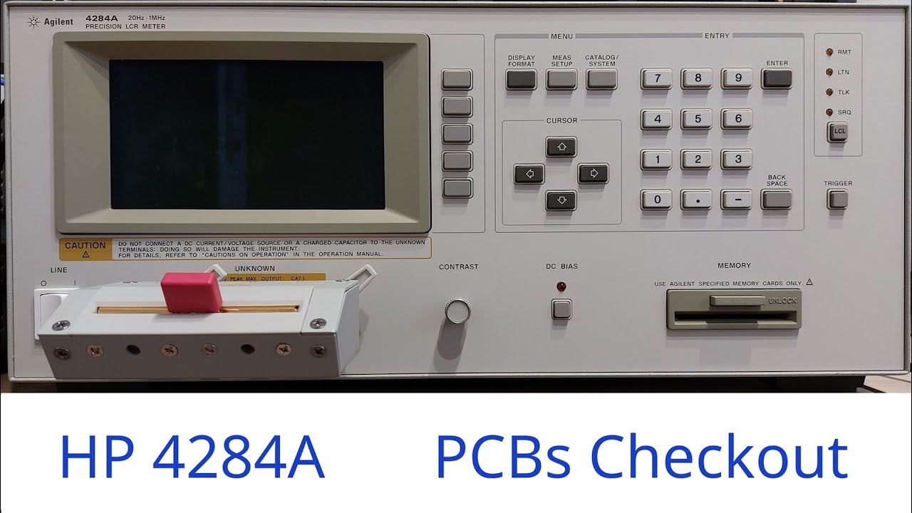 HP 4284A Boards Checkout