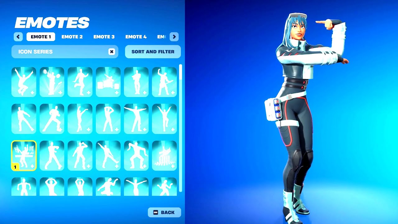 Fortnite Icon Series Emotes & Dances (All Chapters)