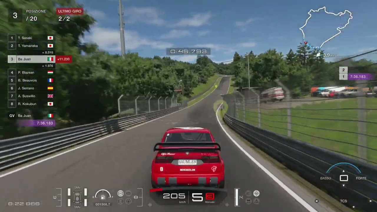 Gran Turismo 7 PS5 Campionato mondiale Turismo 600 - Nürburgring - Oro [1° posto]