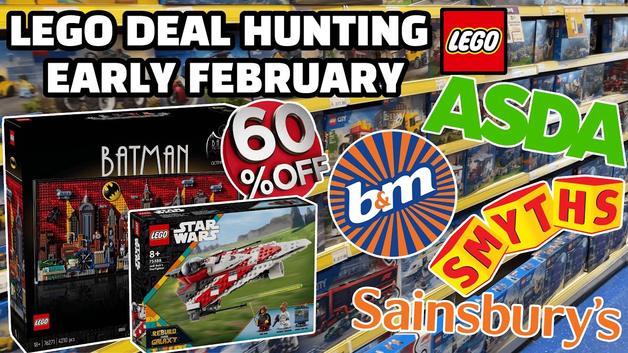 HUNTING FOR LEGO DEALS VLOG | Retired SETS | BIG Sales! | LEGO Collecting, Investing February 2026