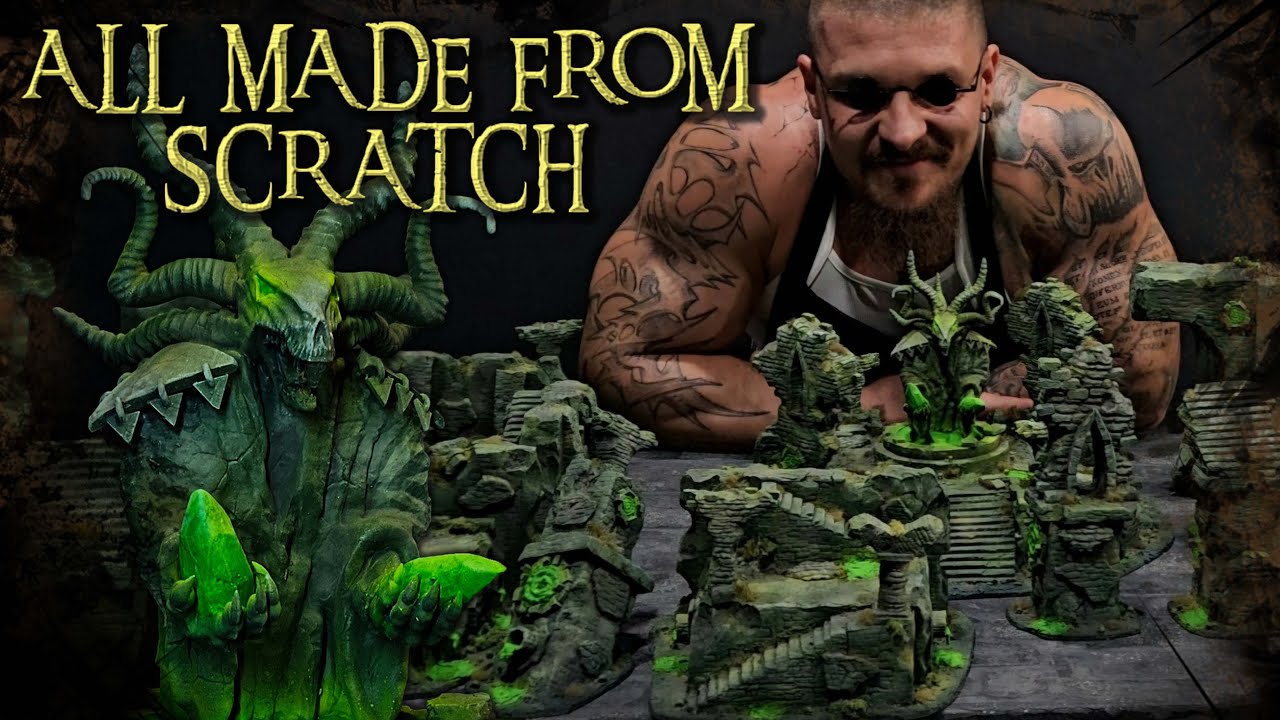 How to make Warhammer Skaven temple terrain