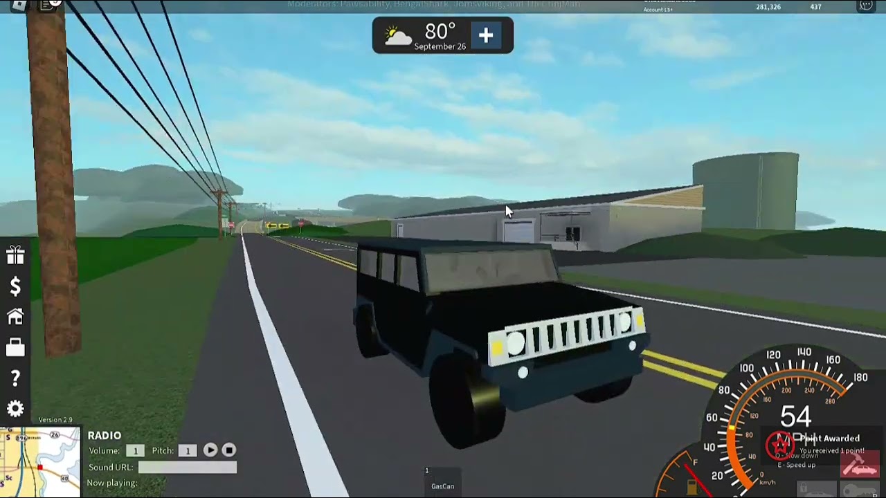 Roblox Ultimate driving  Delancy gorge DE to Nomtauk NY
