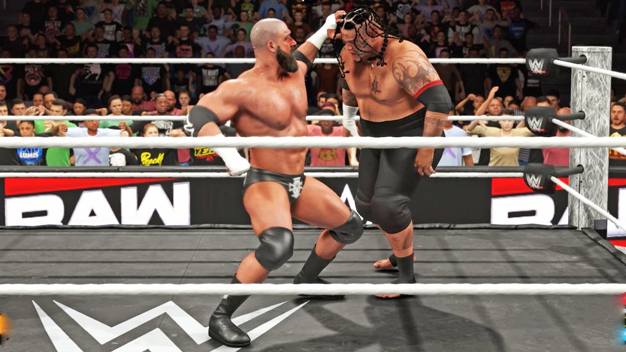 WWE 2K26 - Умага против Трипл Эйча - Геймплей (PS5 UHD) [4K60FPS]