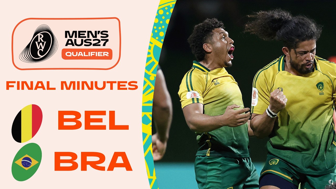 An INSANE last 15 minutes 😱 | Belgium v Brazil | Rugby World Cup 2027 Final Qualification Tournament