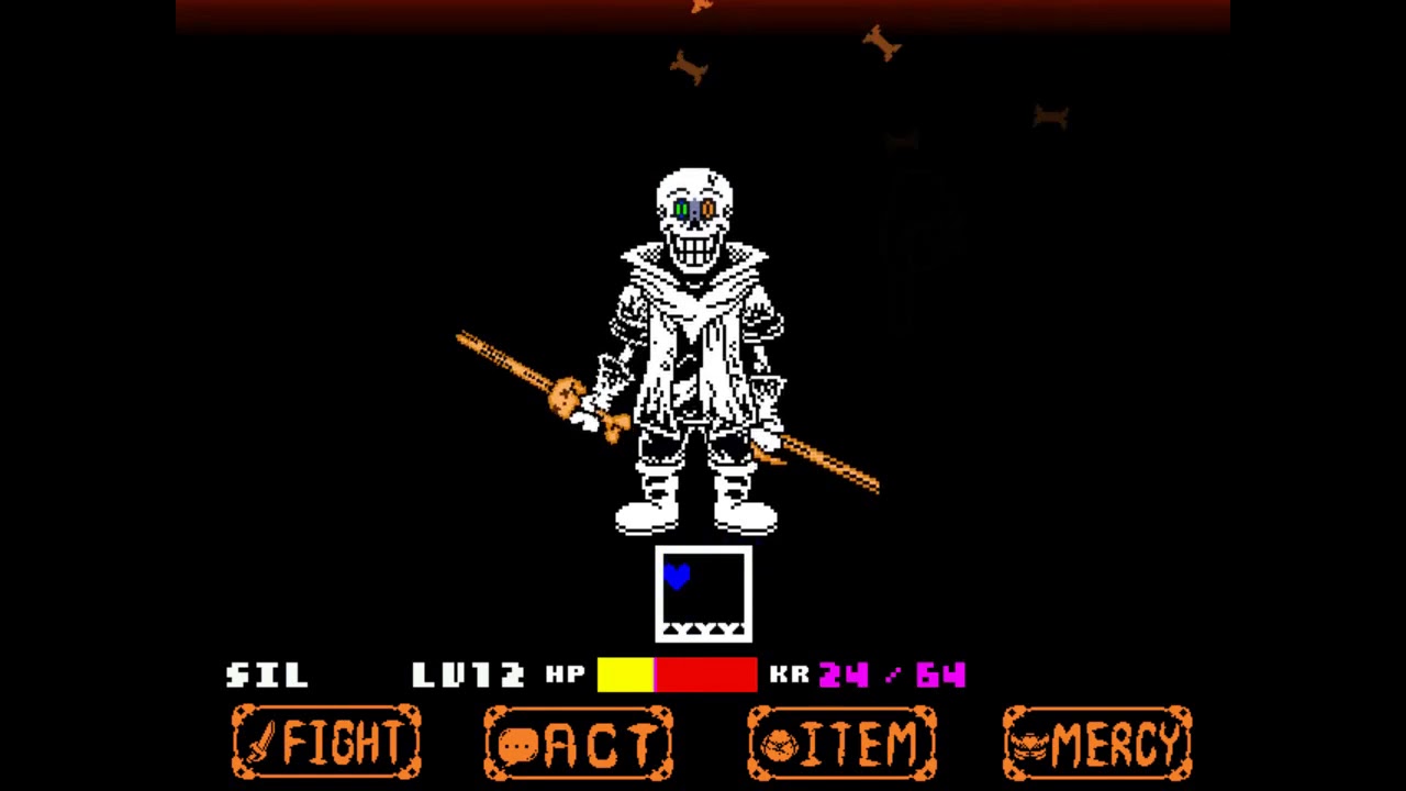 Other version Dustbelief Papyrus battle![undertale fangame]※Failed