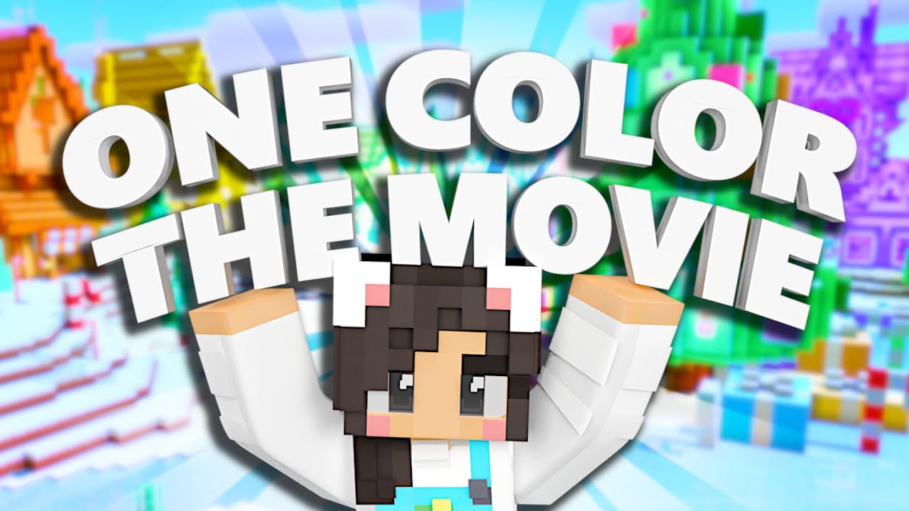 Minecraft ONE COLOR Builds The MOVIE! All Episodes