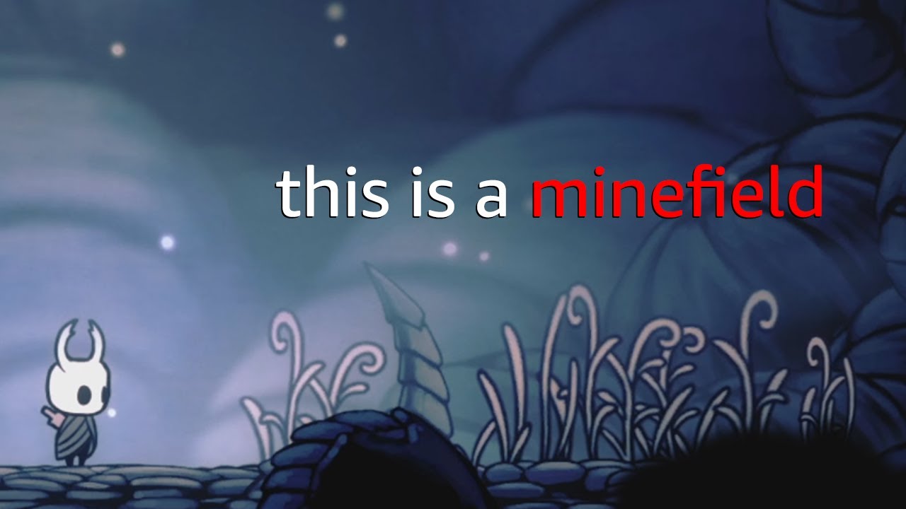 Hollow Knight but if I destroy a background object, my save gets deleted