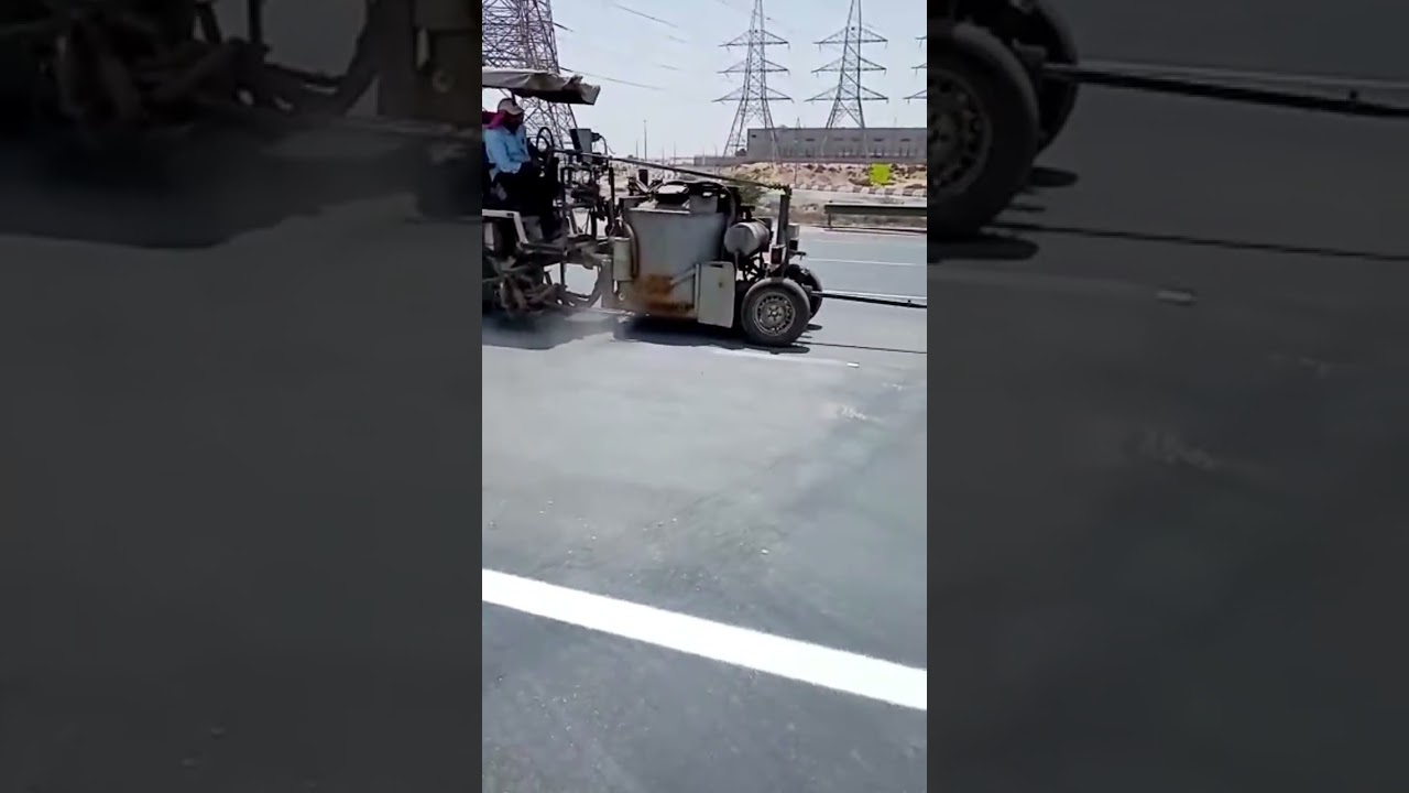 Road marking by me with Hoffman H-33-4