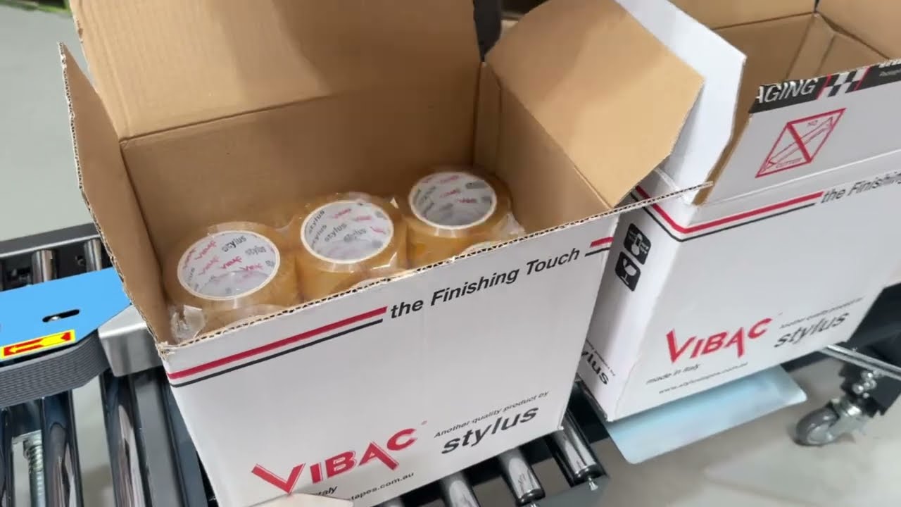 Box Taping Machine with Carton Former
