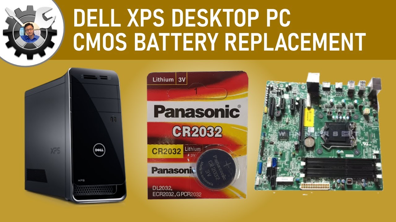 Dell XPS Desktop PC CMOS Battery Replacement