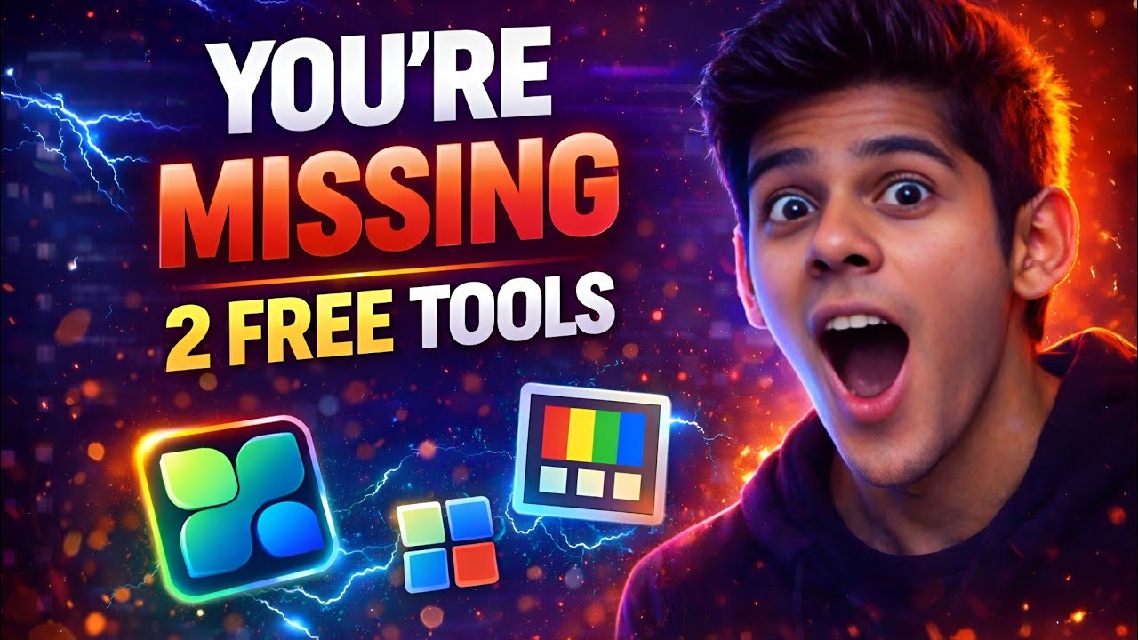 You’re Missing 😱These 2 FREE Microsoft Tools⚡ (PC Manager & PowerToys) 💻