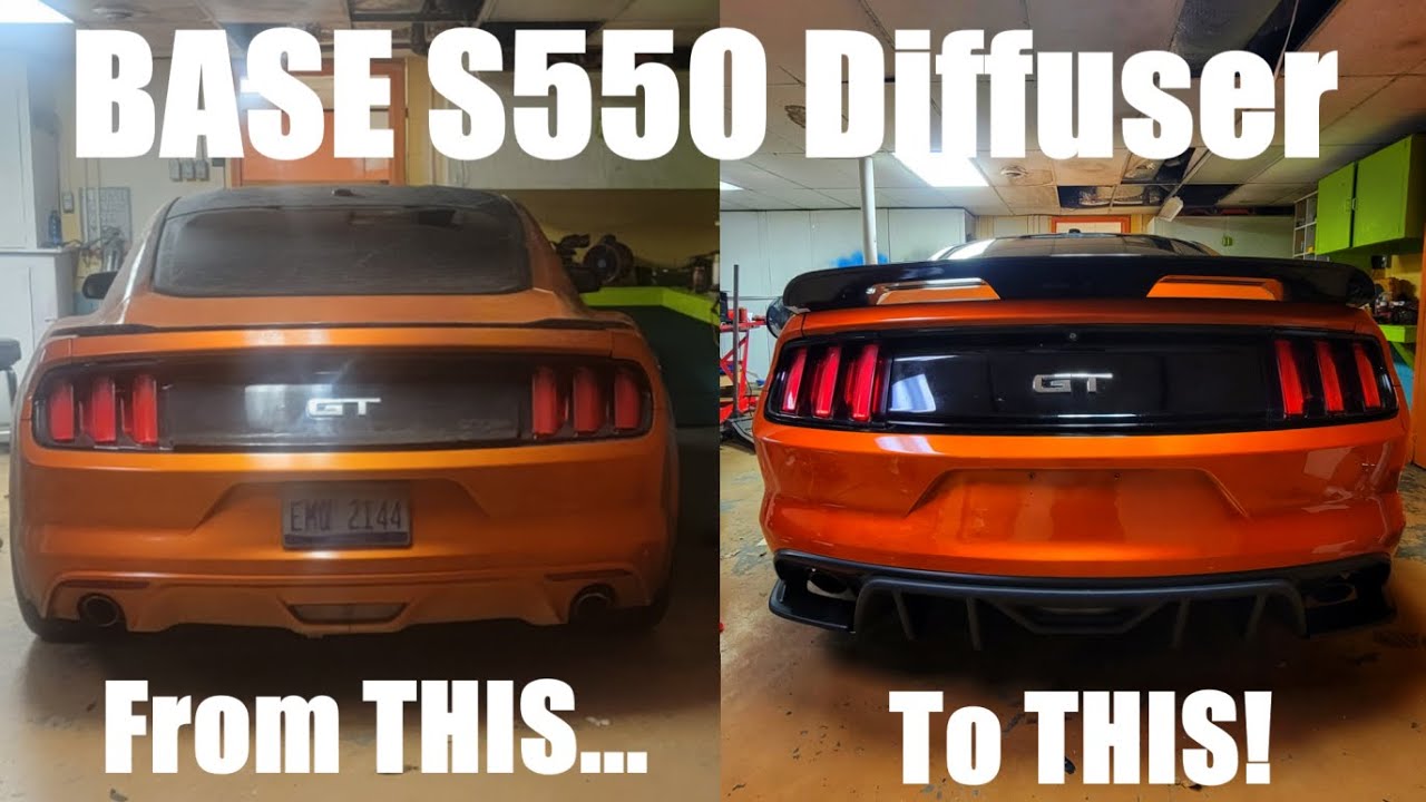 IKON MOTORSPORTS S550 Mustang BASE Bumper DIFFUSER
