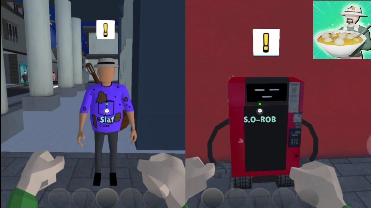 LANJUT PART 2 QUEST SLAF SAMA S.O-ROB DI Bakso Simulator