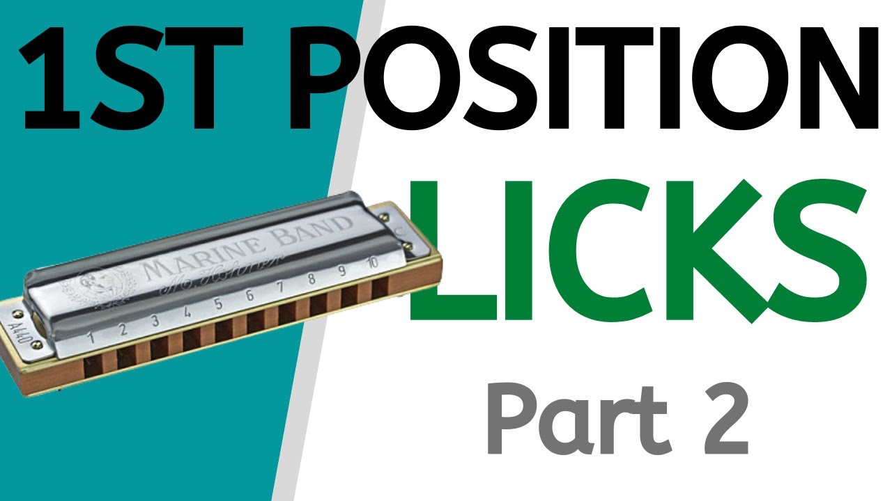1st position blues harmonica licks (Part 2)