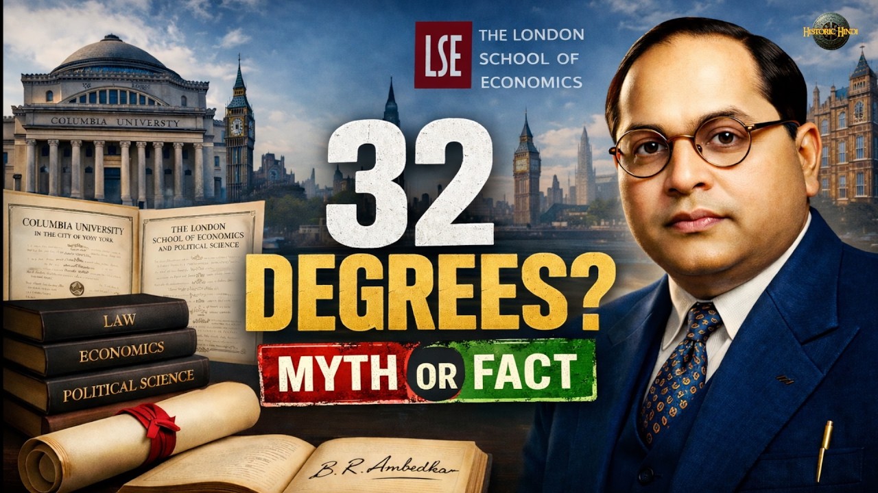 Dr. B R Ambedkar&rsquo;s Education: The Real Story Behind 32 Degrees | History Facts