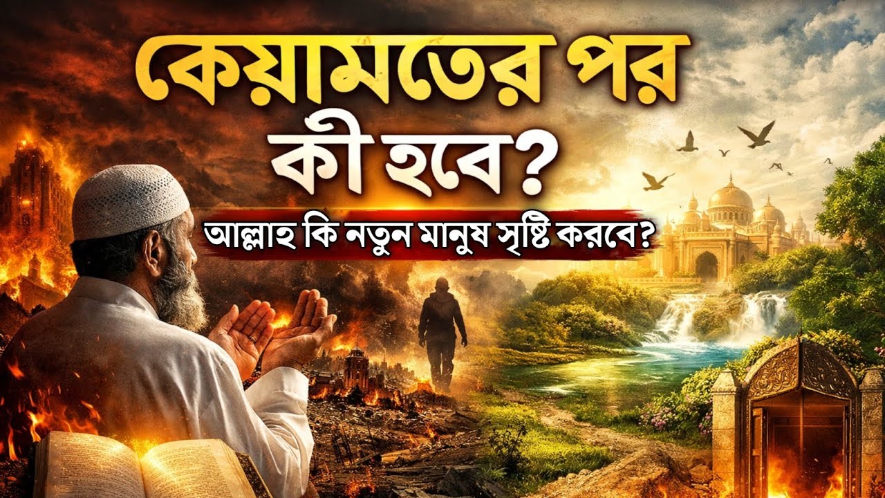 পৃথিবী ধ্বংস হওয়ার পরে আল্লাহ কি নতুন মানুষ সৃষ্টি করবে?| কেয়ামতের পর কি হবে? | Holly Quran