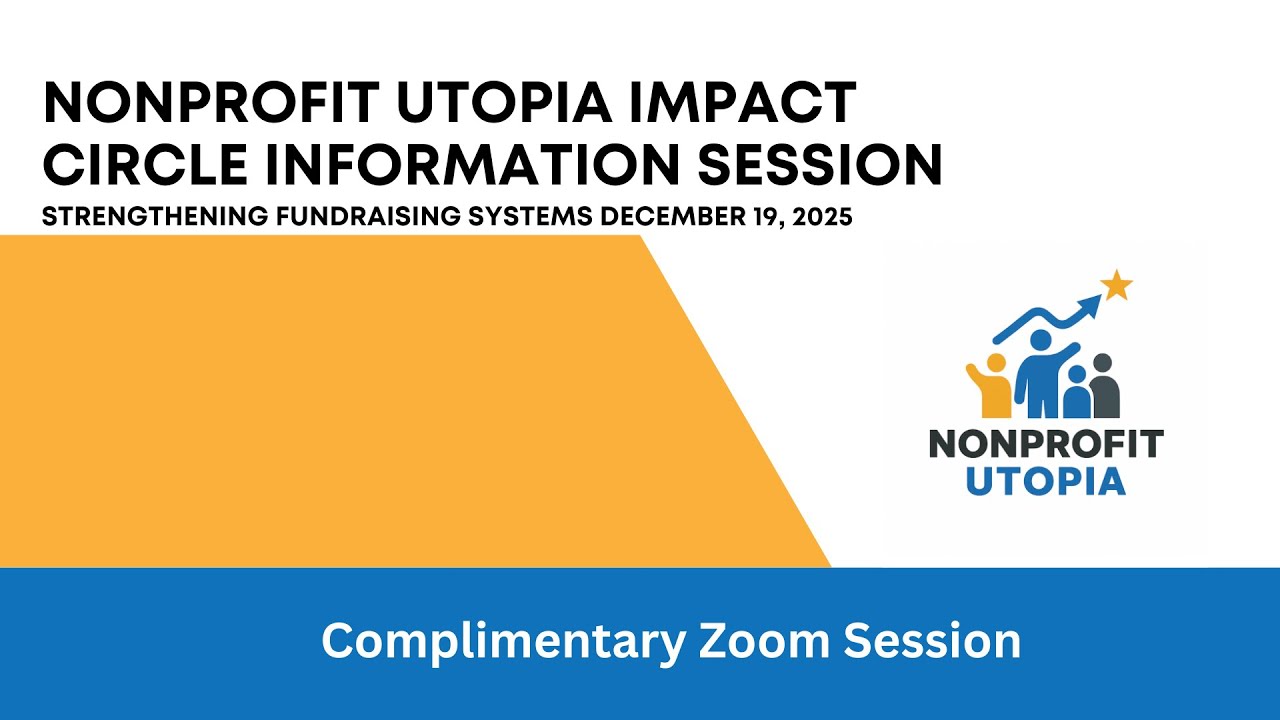 Nonprofit Utopia Impact Circle Information Session