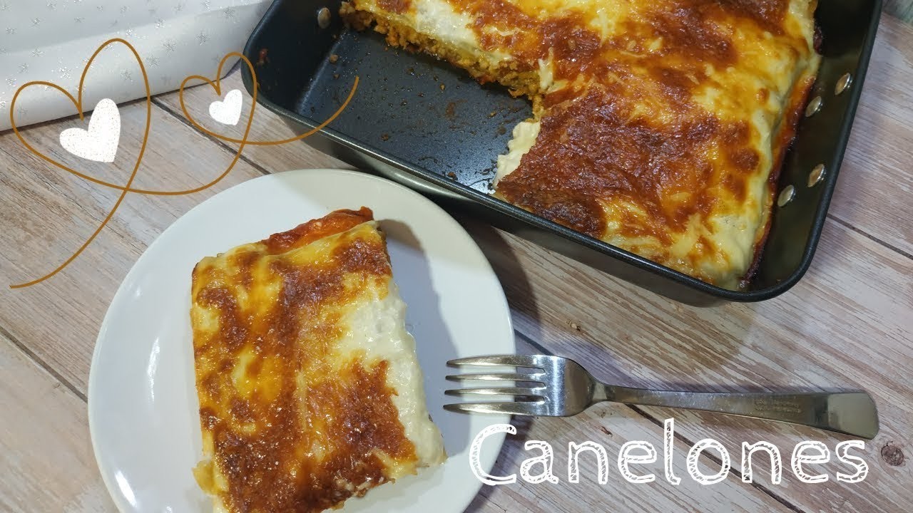 CANELONES RELLENOS DE CARNE, paso a paso con Mambo!!