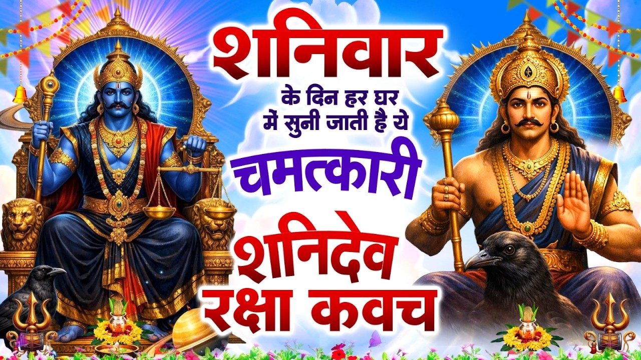 शनिवार के दिन हर घर में सुनी जाती है ये चमत्कारी शनिदेव रक्षा कवच~Shanidev Kavach~Shanidev Bhajan
