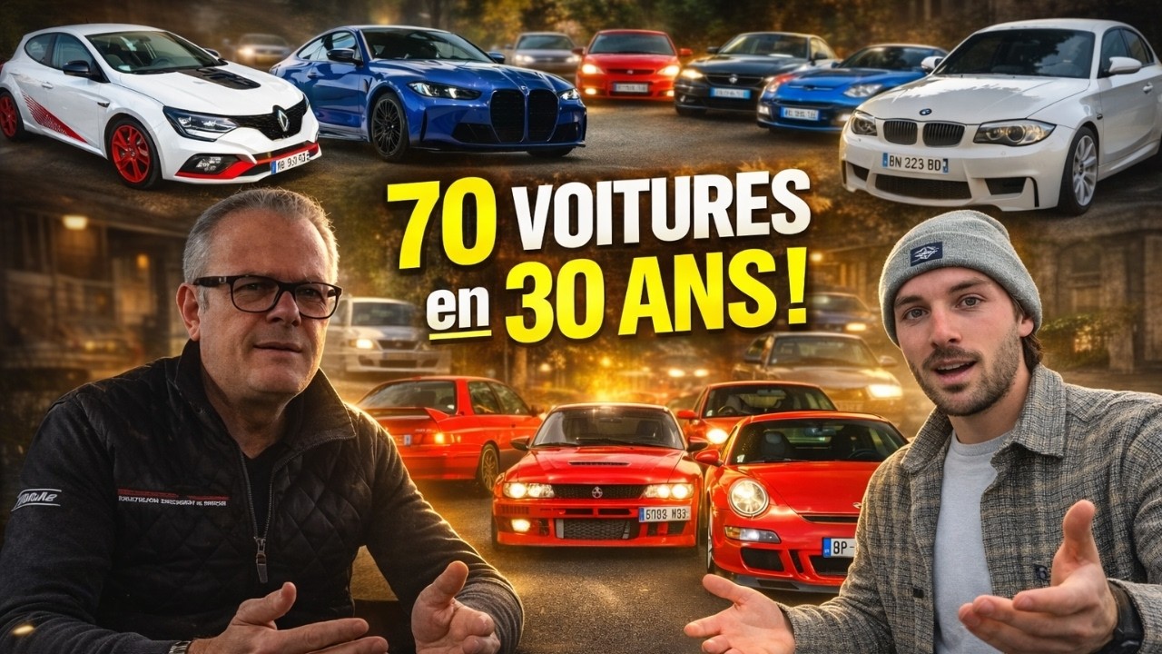 70 Voitures en 30 ans: Secrets d'un passionn&eacute; compulsif ! ft @labaladefrancaise