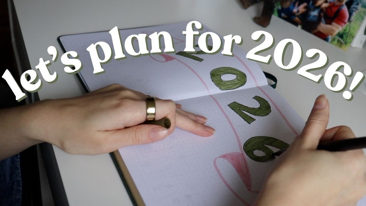Мой ежедневник в стиле Bullet Journal на 2026 год!! 🌿🐌