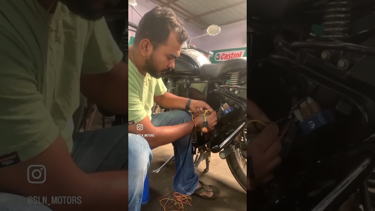 #onelap gps tracker installing Bike 🏍️ ￼