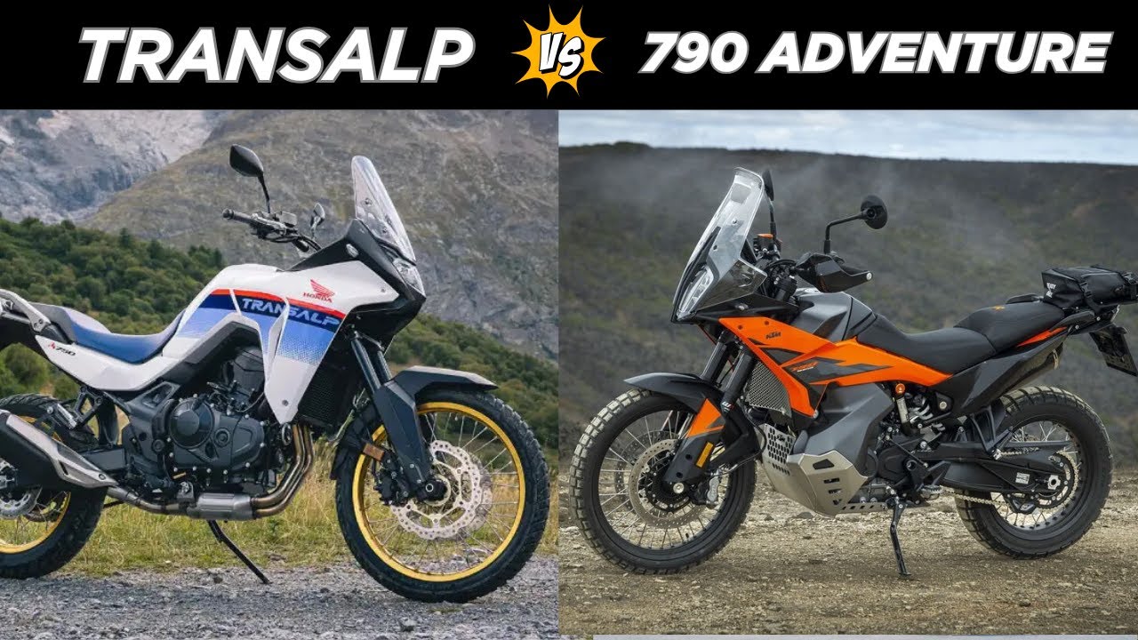 KTM 790 Adventure 2026 года против Honda Transalp 750 — сравнение мощности, цены и производительн...
