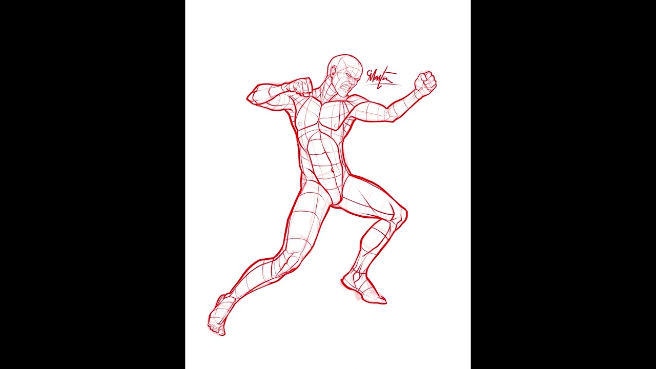 How to Draw: Male Fighting