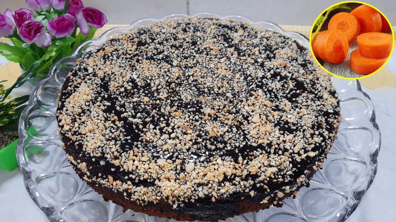 كيكة الجزر والشكلاط  🥕🍰 من ألذ وأسهل الكيكات مع صوص الشكلاطة اللذيذ وجميع أسرار نجاحها