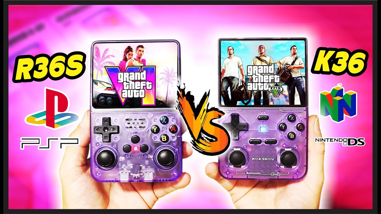 COMPARATIVO: GAME PORTÁTIL R36S vs K36 - Qual Vale mais a Pena em 2025?