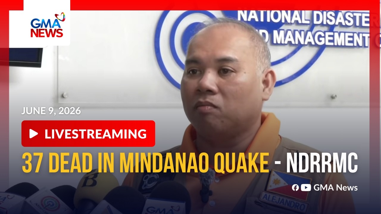 LIVE - NDRRMC press conference (June 9, 2026) | GMA News - Replay