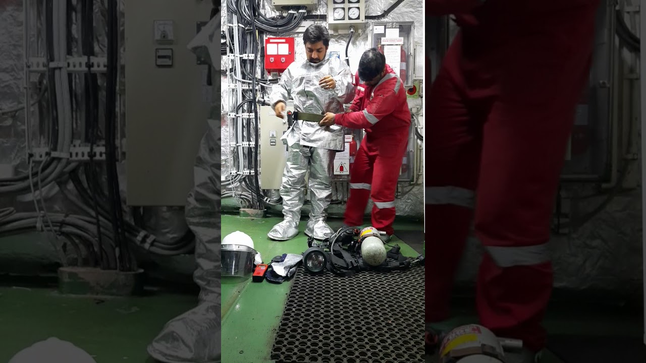 Fireman Outfit donning procedure