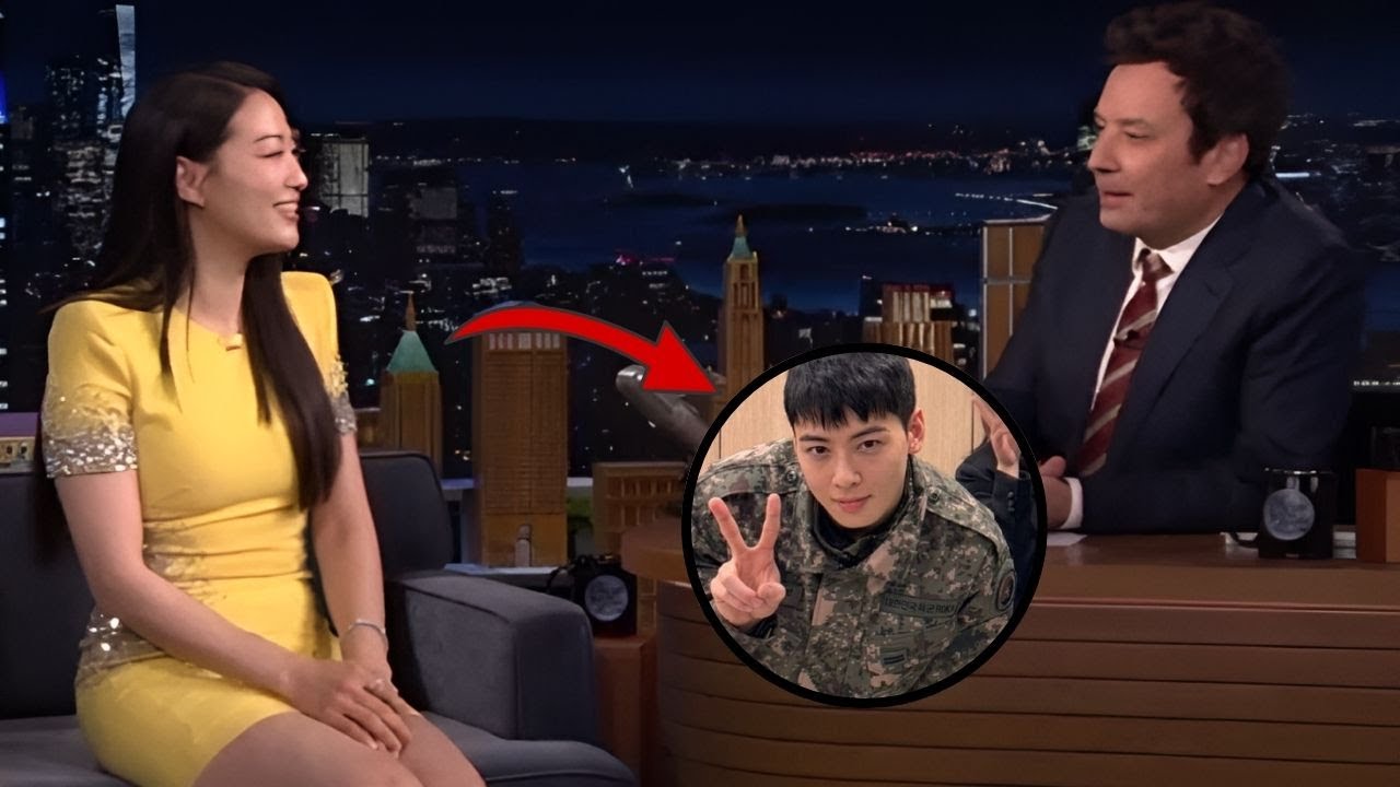 Arden Cho Just Hinted at Something About Cha Eunwoo on The Tonight Show Starring Jimmy Fallon...